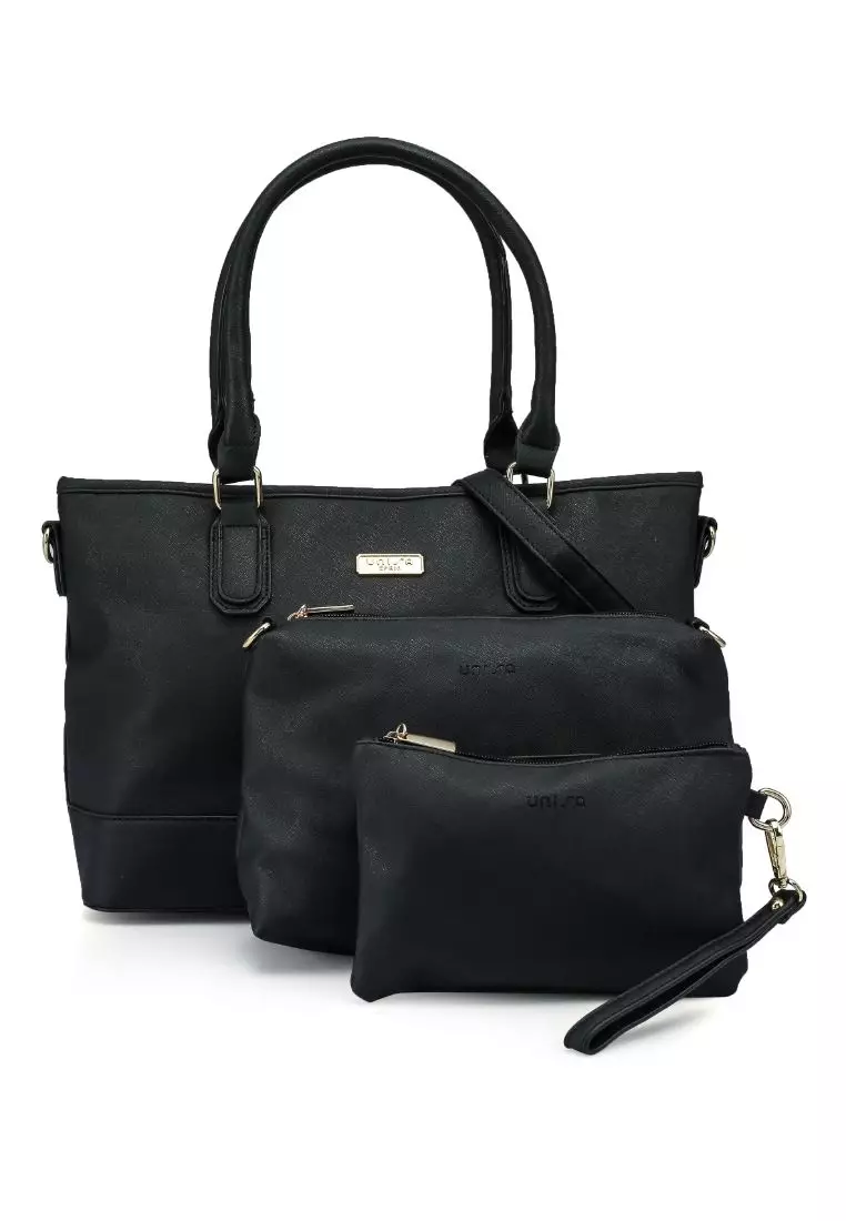 Buy Unisa Set Of 3 Saffiano Handbag 2024 Online ZALORA Singapore