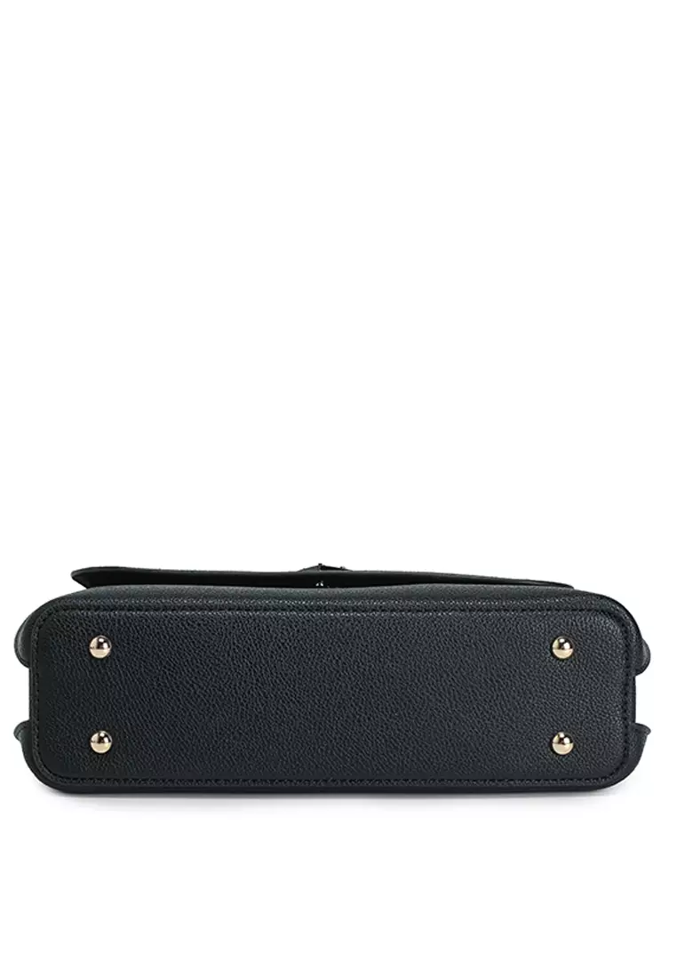 GUESS Meridian Flap Crossbody Bag In Schwarz – Stylische Umhängetasche Mit Klappe