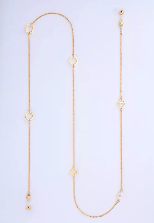 Hampstead CH-091 Necklace Gold Eyewear Chain Accessories
