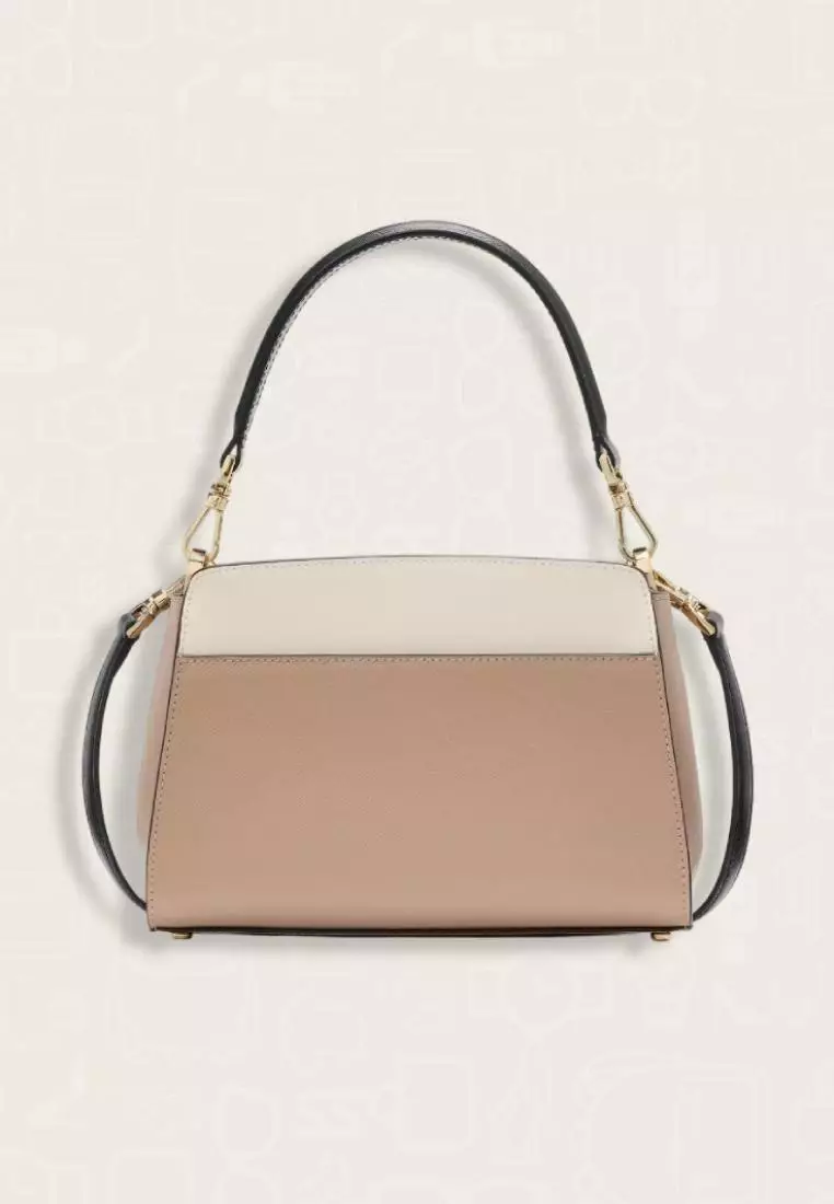 Kate Spade Madison Small Top Handle Satchel Toasted Hazelnut Multi
