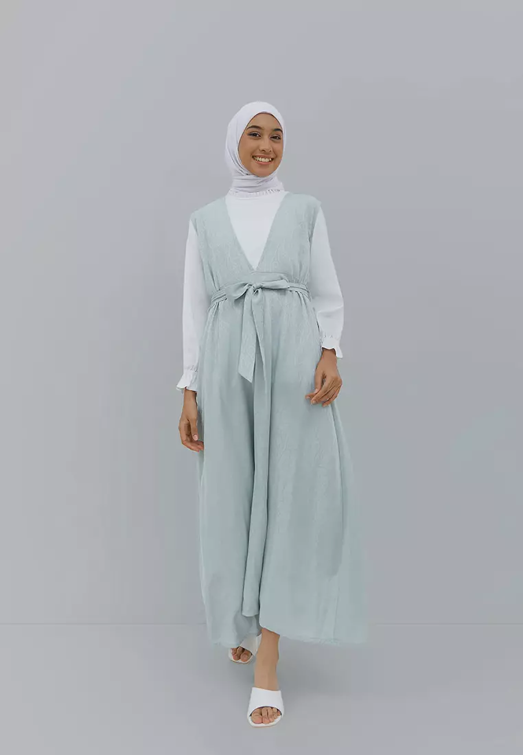 Khaira Two Set Dress Green (G.4275)