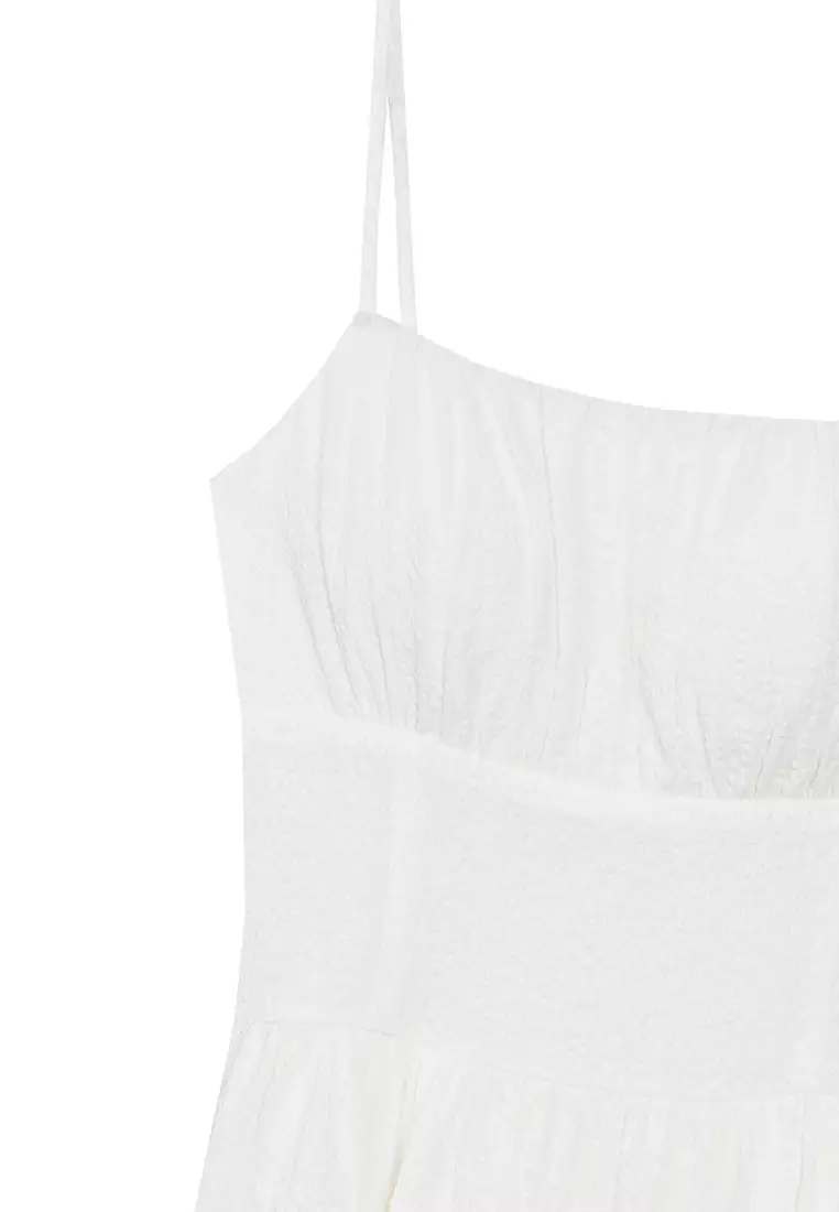 Corset Padded Low Waist Maxi Dress