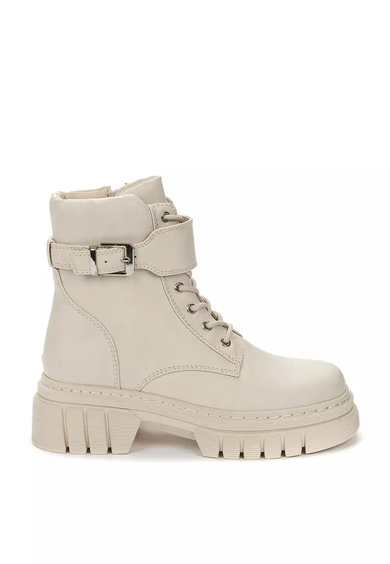 Chunky sole lace sales up ankle boots