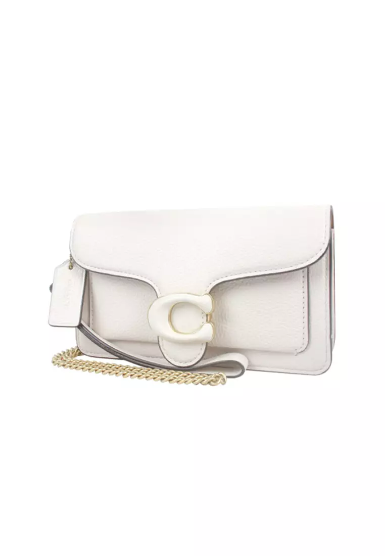 Buy Coach COACH Tabby Women's White Elegant Chain Crossbody Bag Online ...