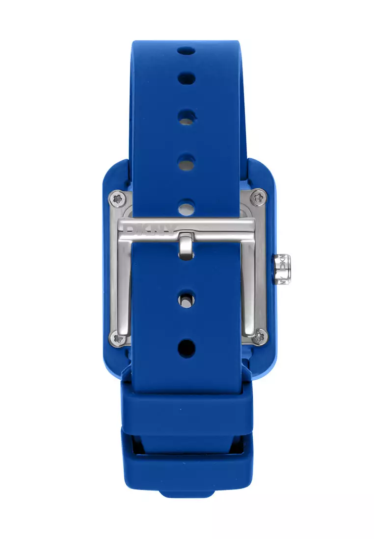 DKNY City Sport Blue Rubber Analog Quartz Watch For Women DK1L002P0055