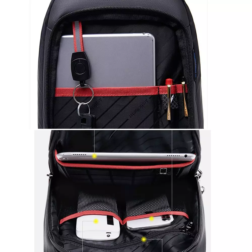 Arctic Hunter XB00080 Tas Selempang Sling Bag Pria - BLACK