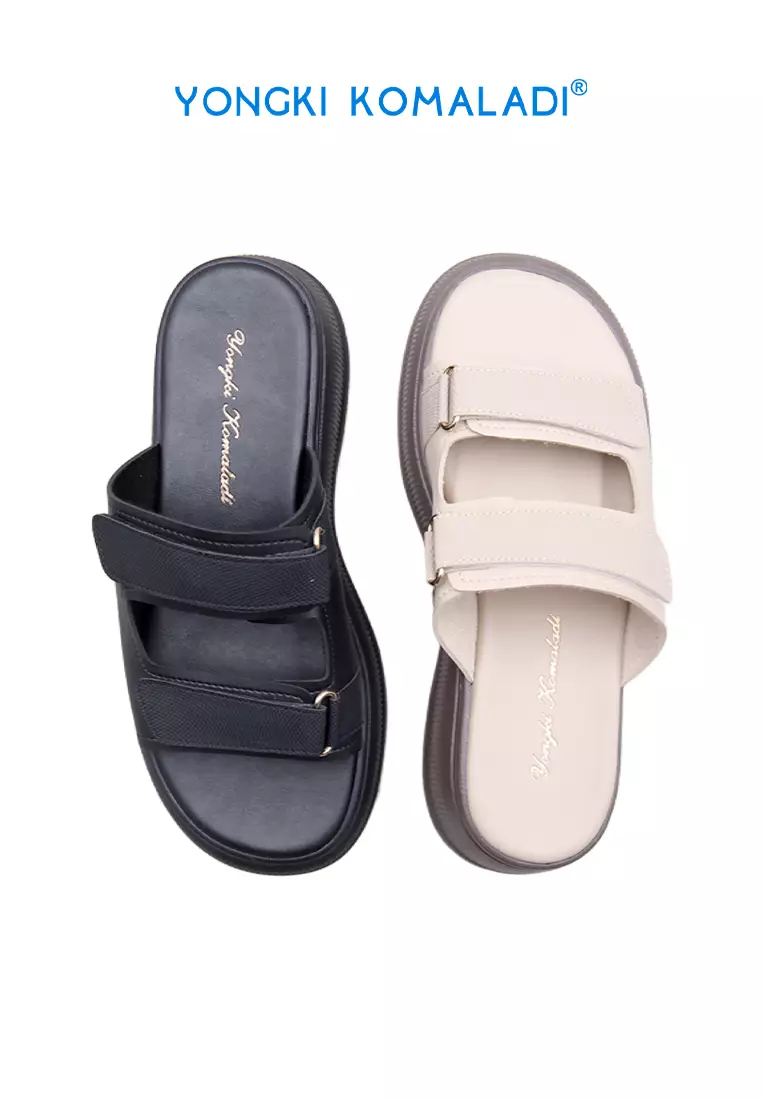 [ ORIGINAL ] YONGKI KOMALADI SANDAL OL-AY471-24 HITAM