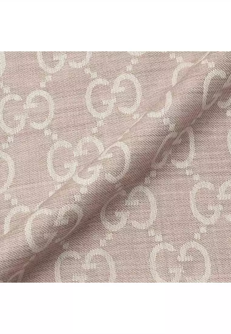 Large Signature Logo GGWEB Scarf/Wrap Beige 165904