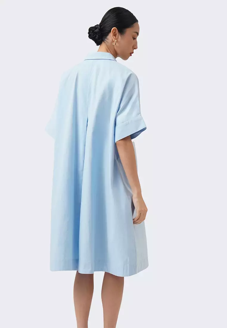 Women's Extended Sleeve Mini Shirtdress