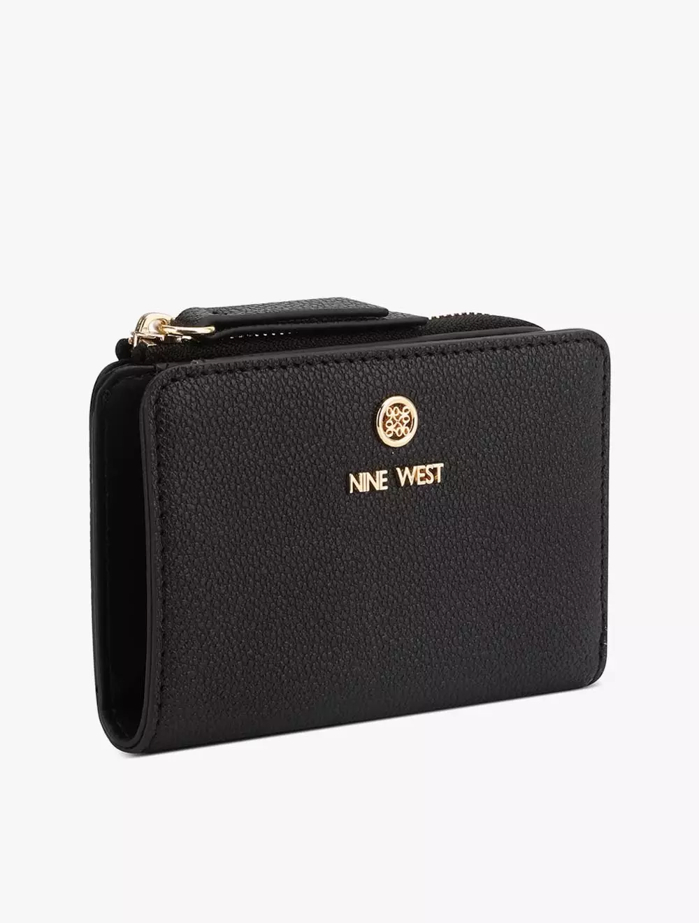 Nine West Lockup 9 Slg Zip Arnd Crd Case  - Black