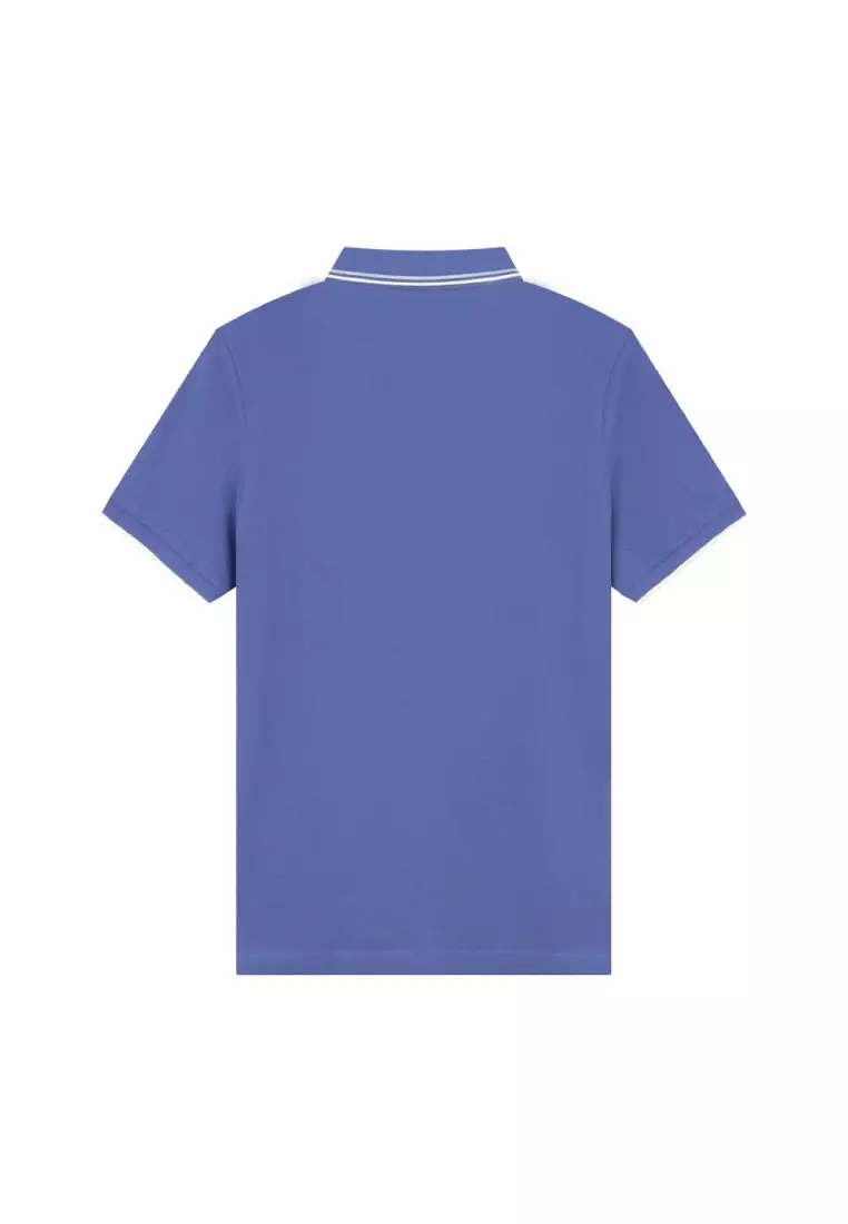 Men's Cotton Lycra Short Sleeve Slim Polo 01015018