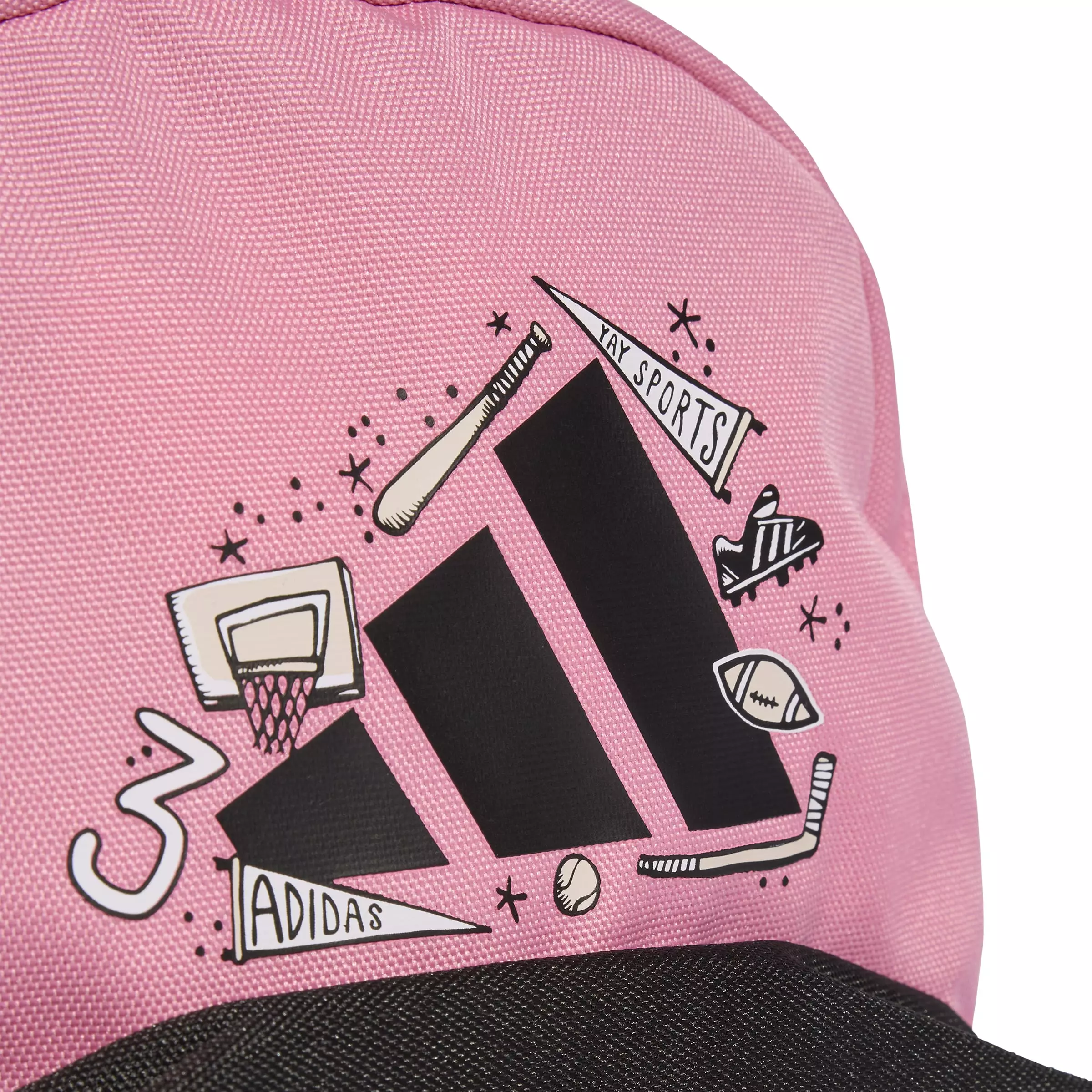 ADIDAS Little Kids Printed Backpack JW5193 - Tas Ransel Anak (Pink)