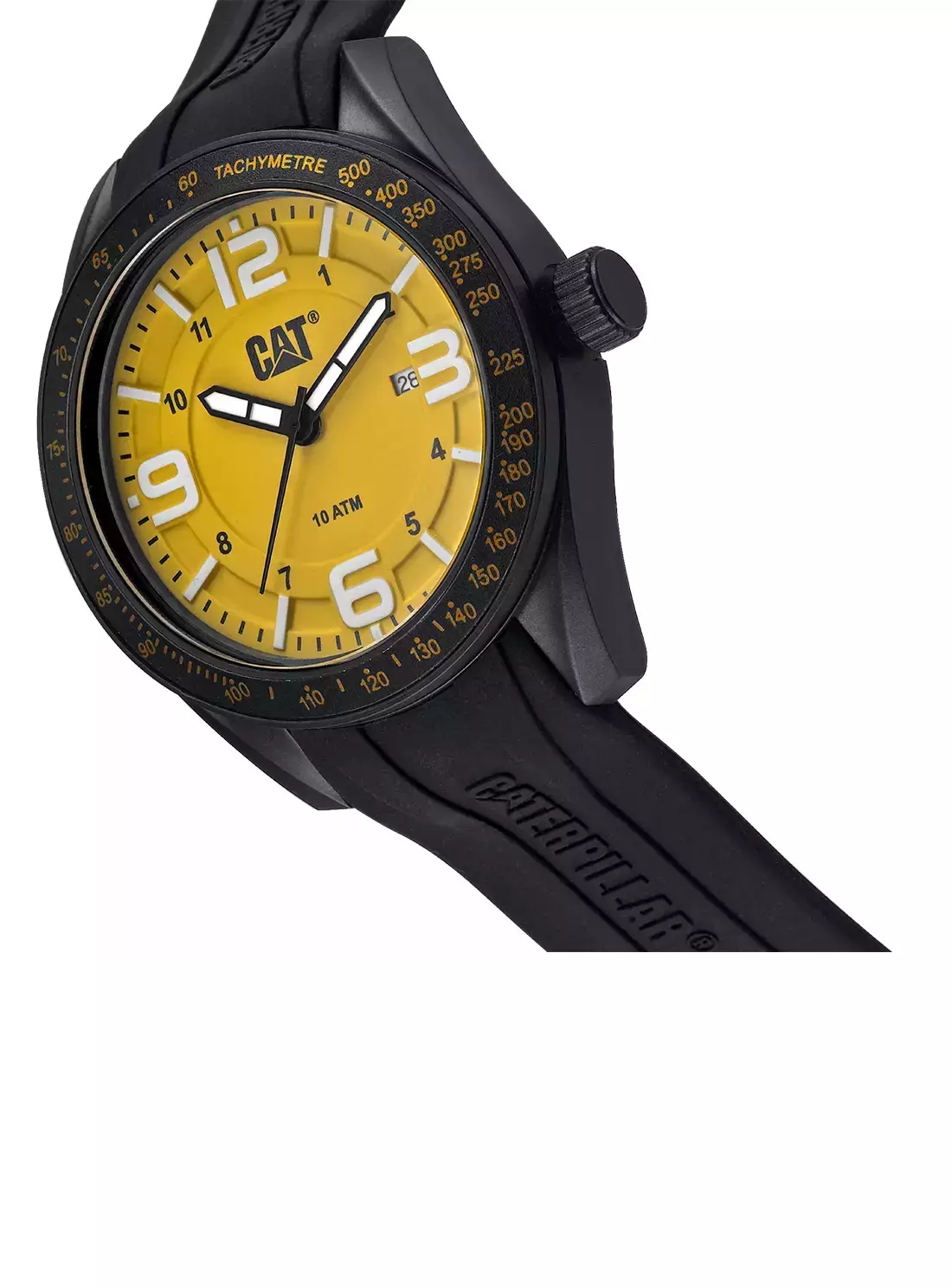 Men LQ.161.21.732 Silicone Black Yellow