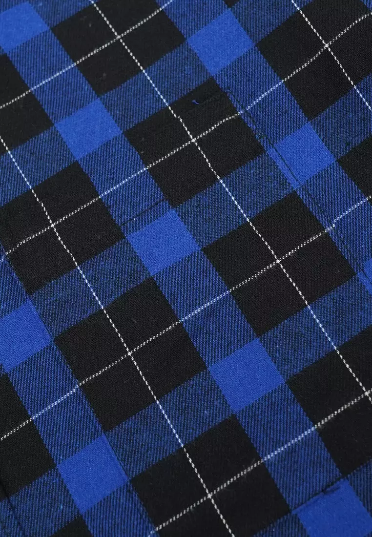 Greenlight Men's Flannel Plaid Shirt Short Sleeve Regular Fit Creo OL-C040225