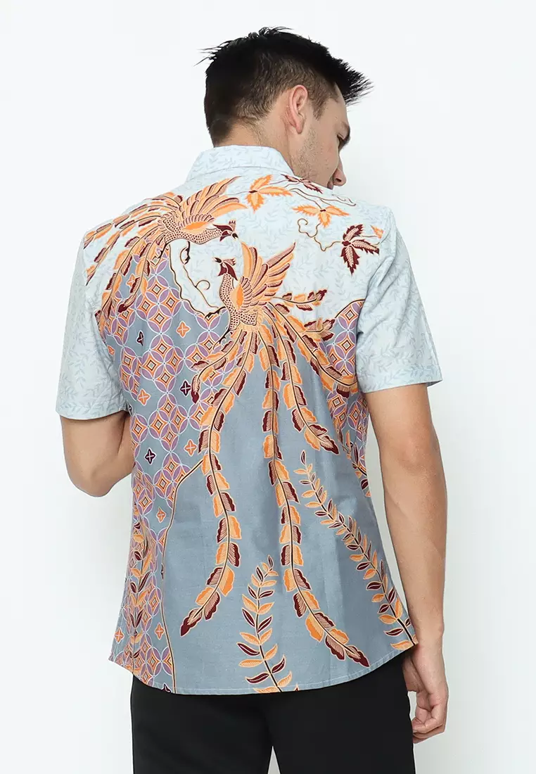 HENRY HONEY HEM PENDEK AKSA BATIK