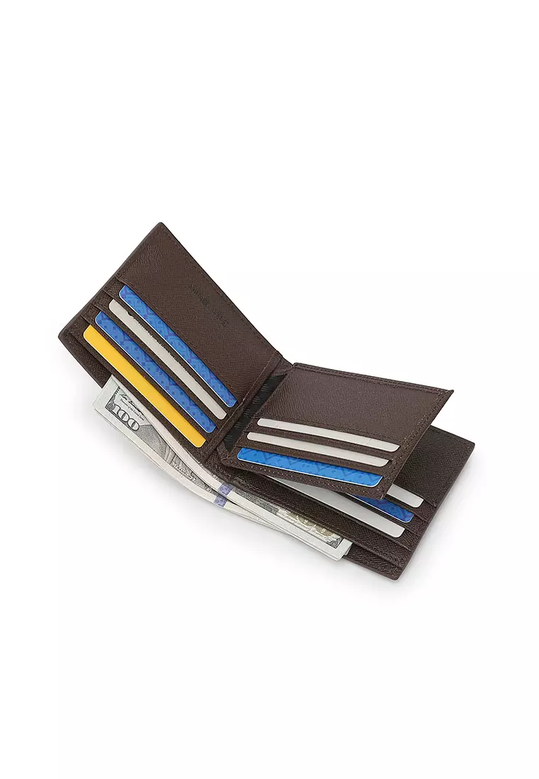 Gift Set - Leather RFID Wallet + 35mm Automatic Buckle Belt - Brown / Black