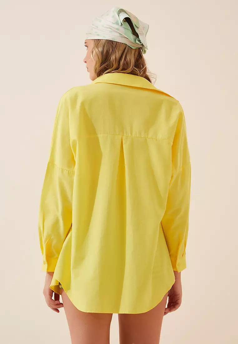 Oversize Long Basic Shirt