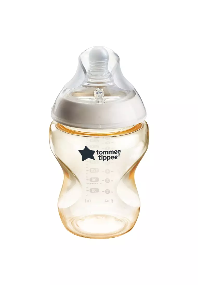 260ml Natural Start PPSU Feeding Bottle 3+ months, Medium Flow Breast-Like Teat