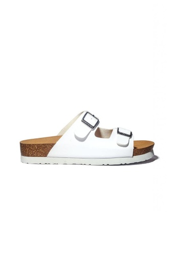 Dr. Kong white Healthy Sandals With Leather Strap DD9F6SHA048CB3GS_1