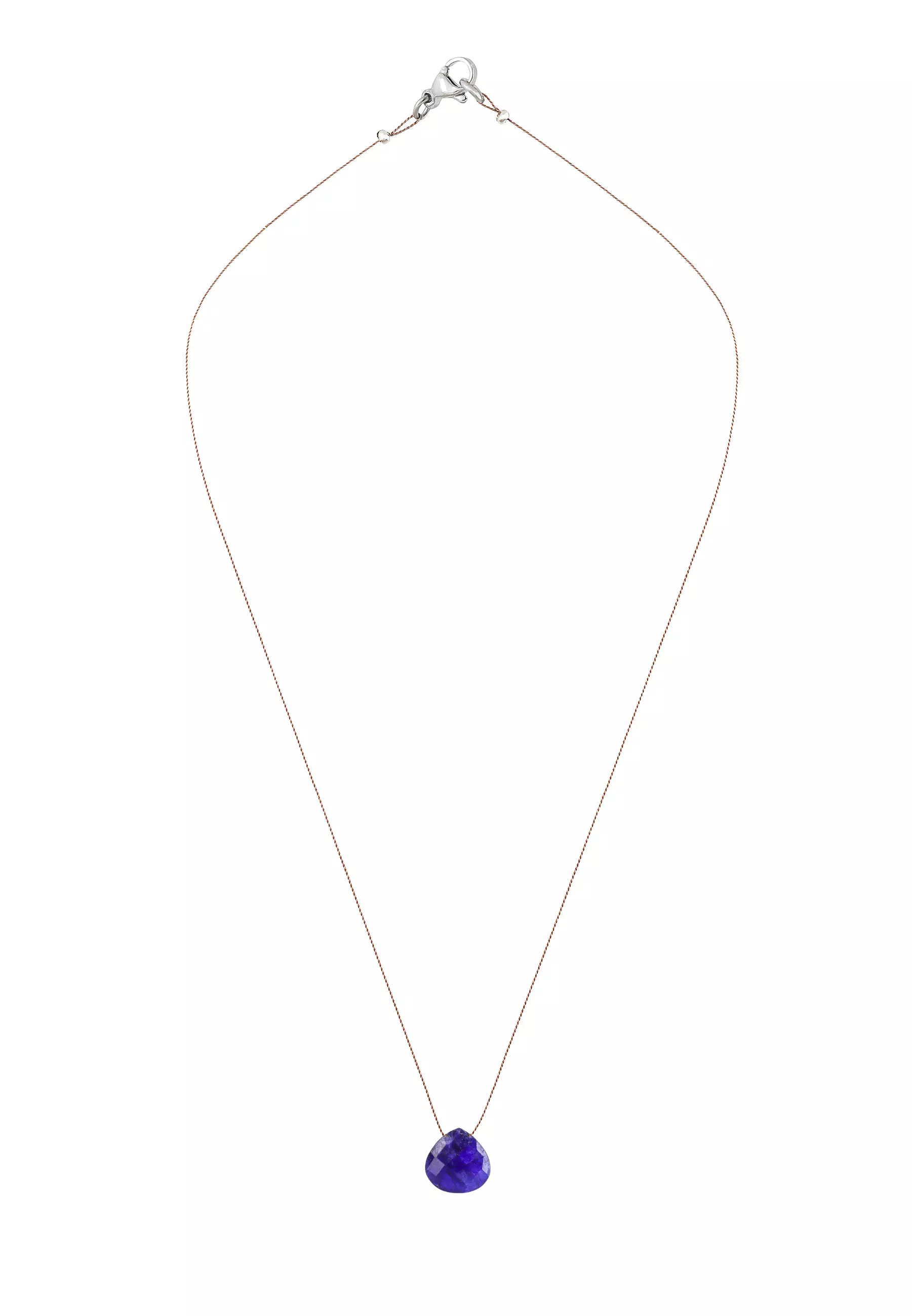 Kalung Tali Gemstone September Sapphire