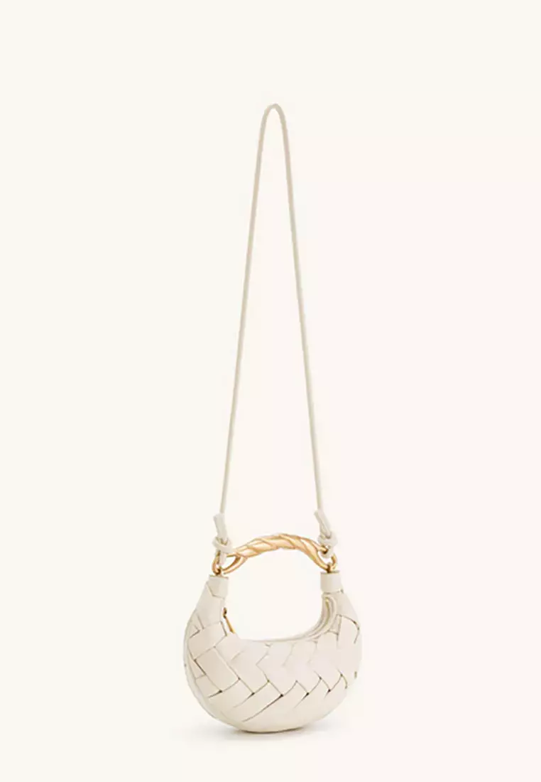 Orla Weave Handbag - White