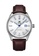 WULF 銀色 and 褐色 Wulf Alpha Silver and Brown Leather Watch 80EDEAC44790A5GS_1