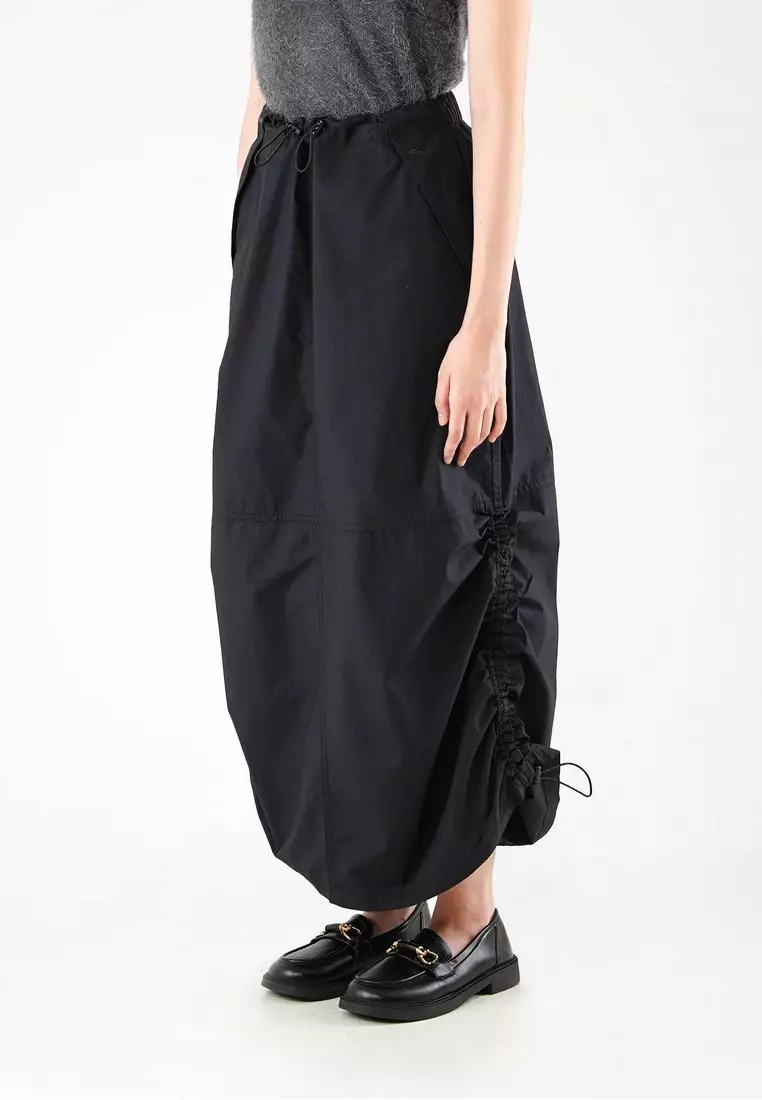 Women's Poplin Drawstring Skirt C030923
