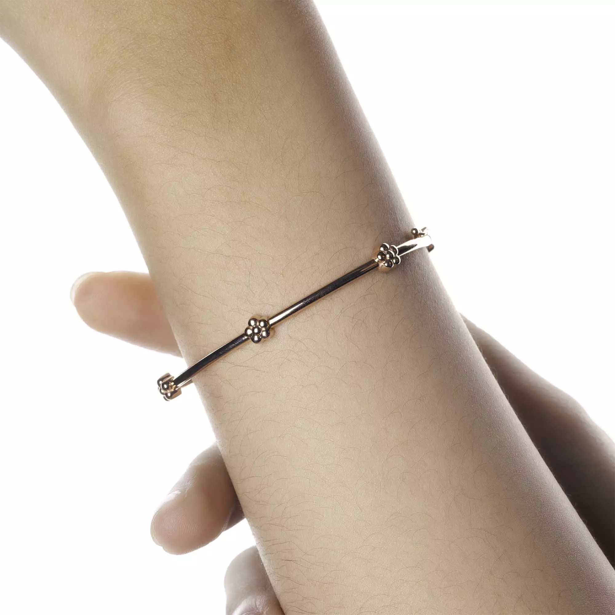 Gelang Emas 7k - Mona Gold Bangle - Lumina Collection - Juene Jewelry