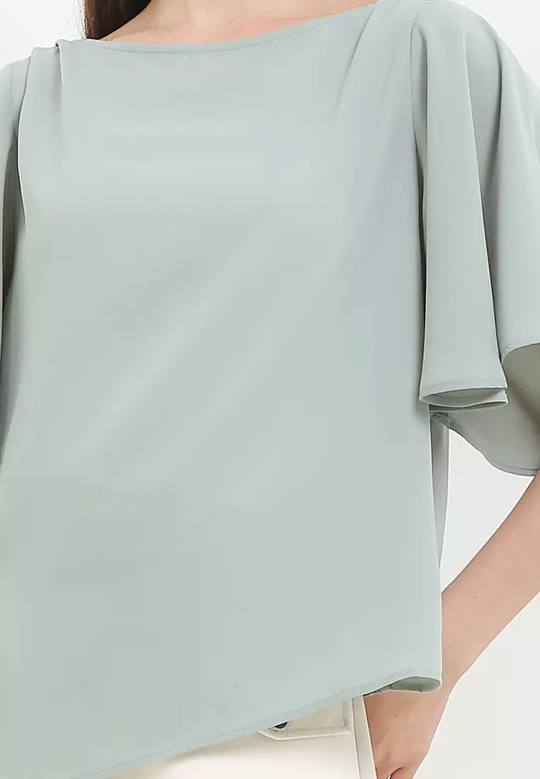 Blouse Molly Sage - Alyssa Blouses