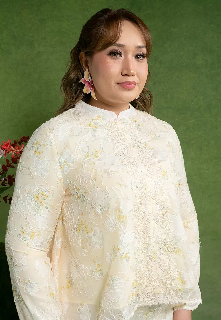 Lena Plus Size Babydoll Kurung Set