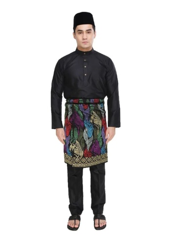 Amar Amran black Baju Melayu Moden E676BAA8A1AB73GS_1