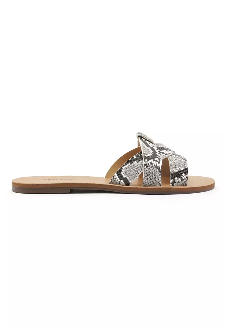 Discount on Anacapri  shoes - SKU: Flat Slide Snake