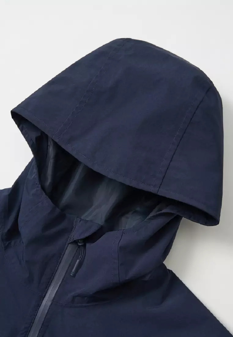 男款防水連帽外套