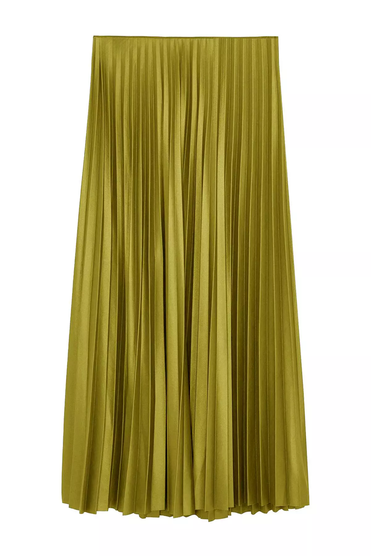 Pleated Maxi Knitted Skirt