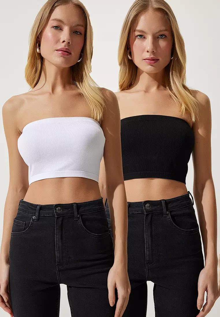 2 Packs Bandeau Tops