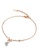 Air Jewellery gold Luxurious Bow Anklet In Rose Gold 74099ACF89E4F3GS_1