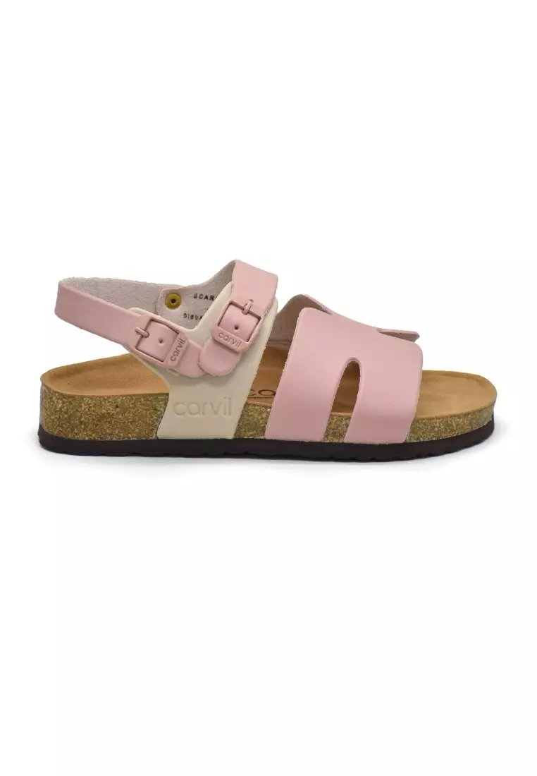 Carvil Sandal Wanita Scarlett-03 L Pink/Beige