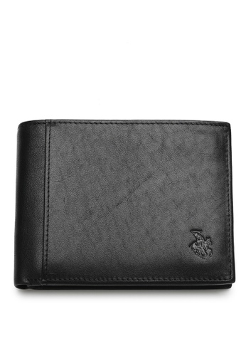Swiss Polo black Genuine Leather RFID Wallet 40C66ACF981407GS_1