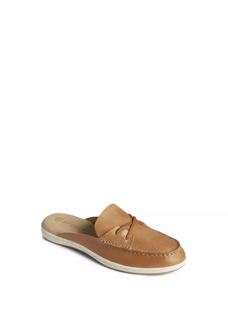 Buy Sperry Sperry Women s Mulefish Leather Boat Shoe Tan