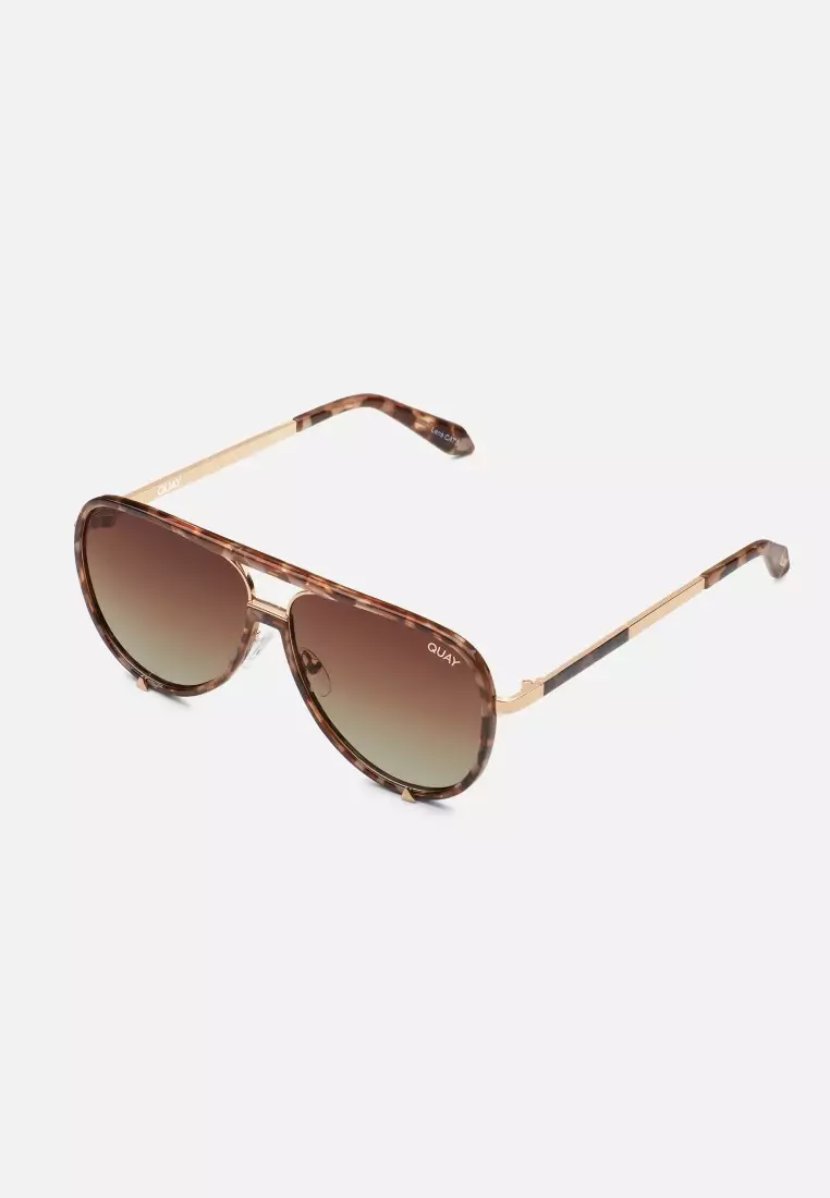 High Profile Luxe Sunglasses - Brown Tortoise/Brown Polarized