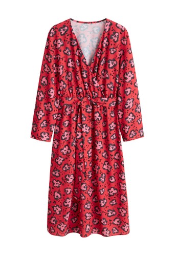 Batik Crepe Jual Mango Printed Crepe Dress Original ZALORA Indonesia