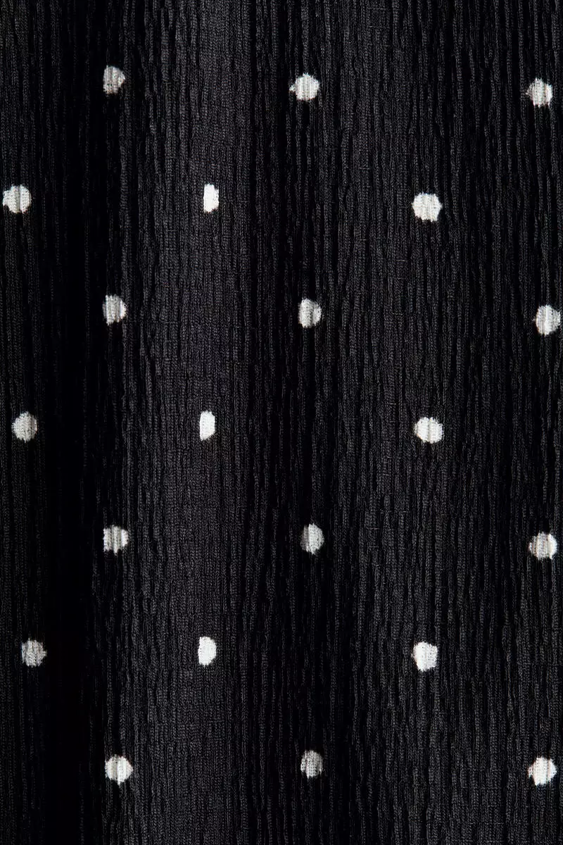 Textured jersey trousers