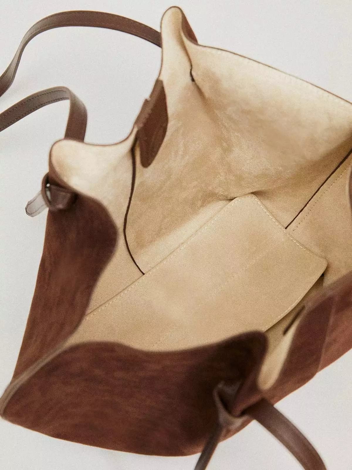 Pomelo - Tas Wanita - Vegan Suede Leather Bag - Dark Brown