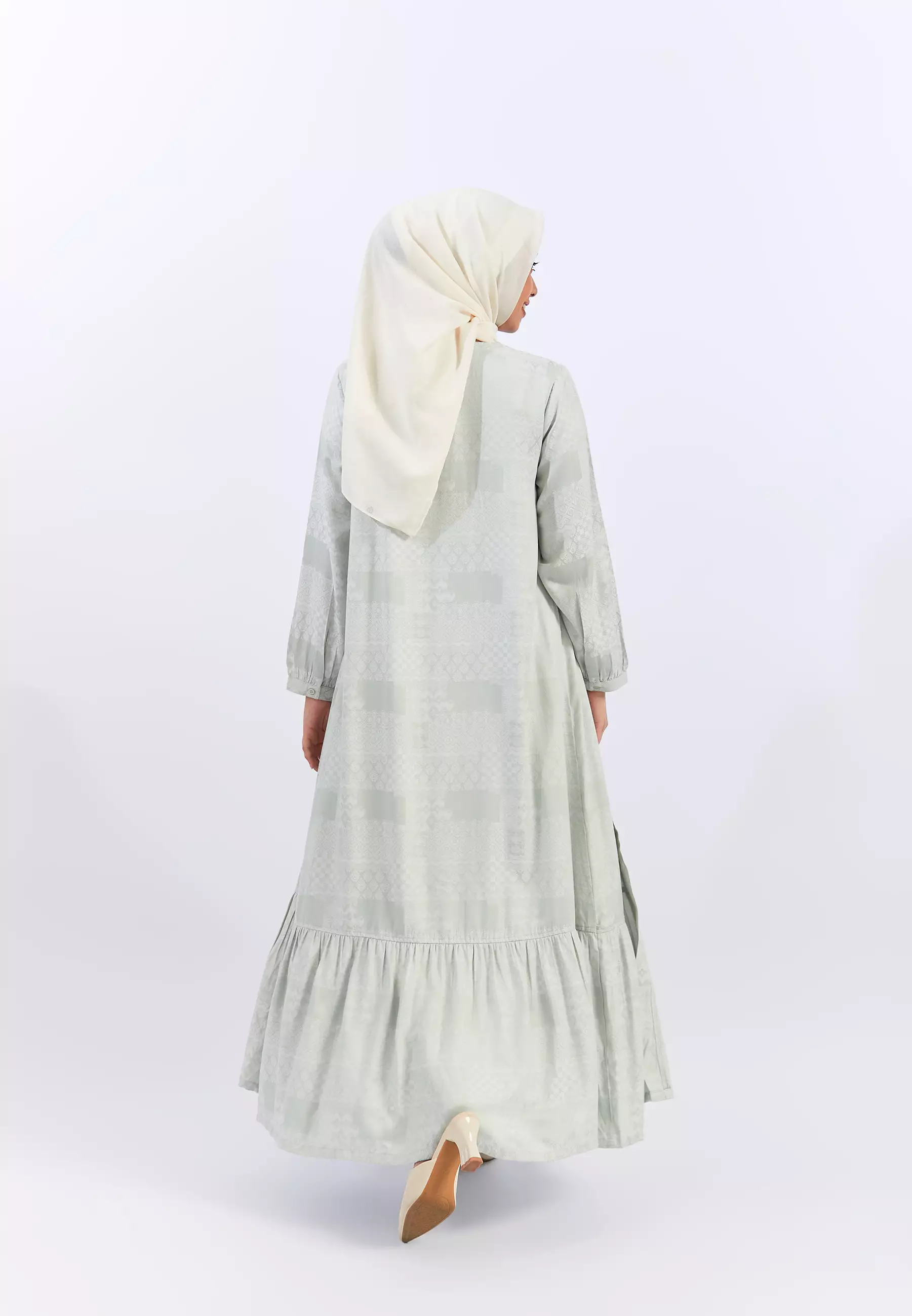 Saida Green Two Set Dress (G.42114)