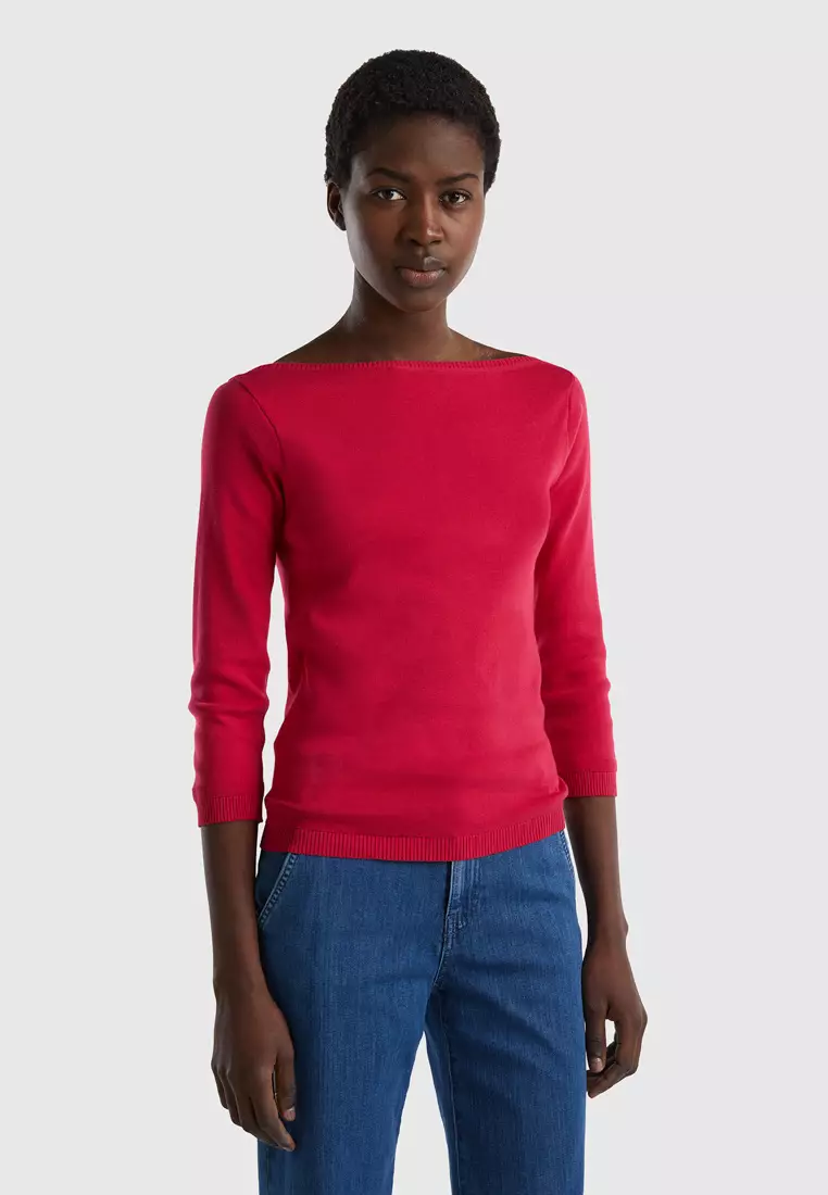 Women's boat clearance neck sweatshirts