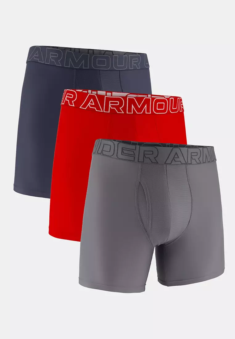 Performance Tech™ 6吋 3件裝平腳內褲