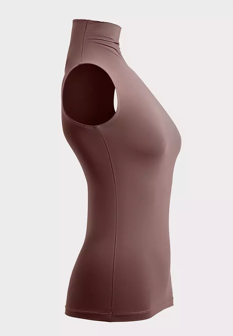 High Neck Sleeveless Top 002