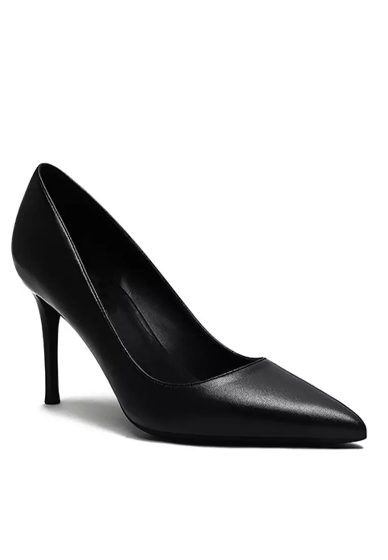 8CM Uniform Pointed High Heel Shoes HZL181