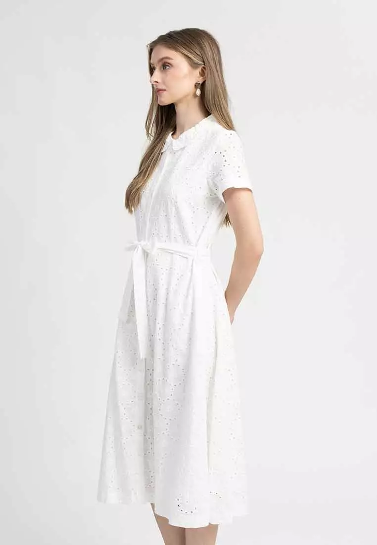 Diana Embroidered Shirt Dress