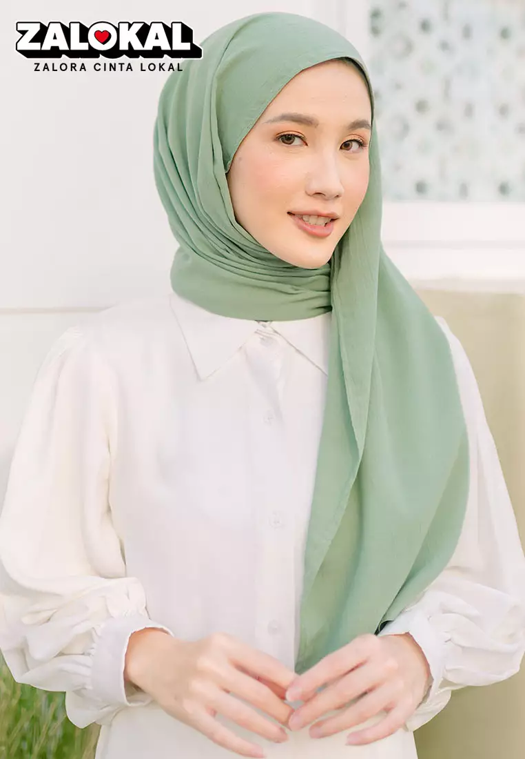Kash Shawl Green Pastel